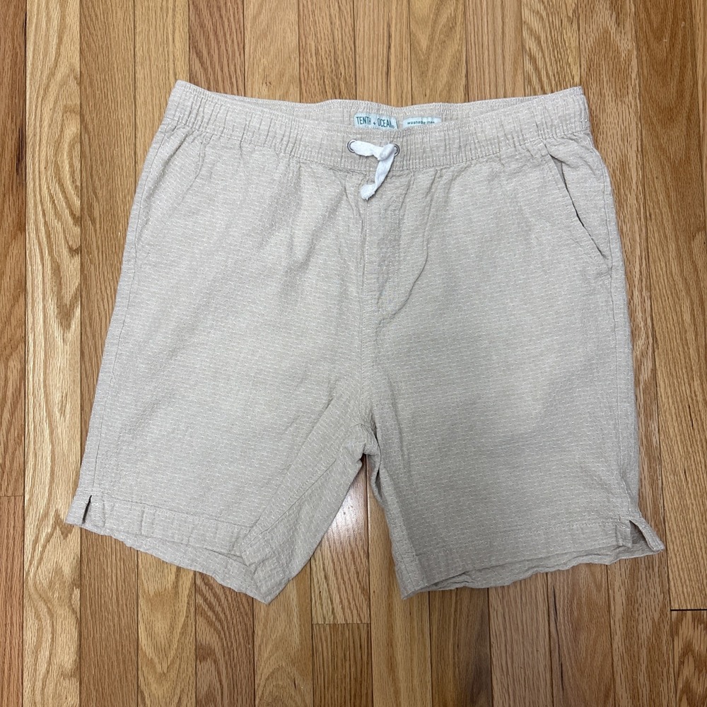 Men's Tenth‎ + Ocean Natural Washable Pull On Bermuda short - Size Large